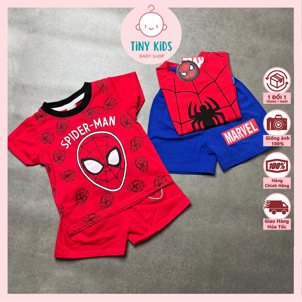 Set 2 Bộ Quần Áo Người Nhện Cho Bé, Bộ Spider Man Chất Liệu Cao Cấp, Siêu Dễ Thương - Tiny Kids Shop