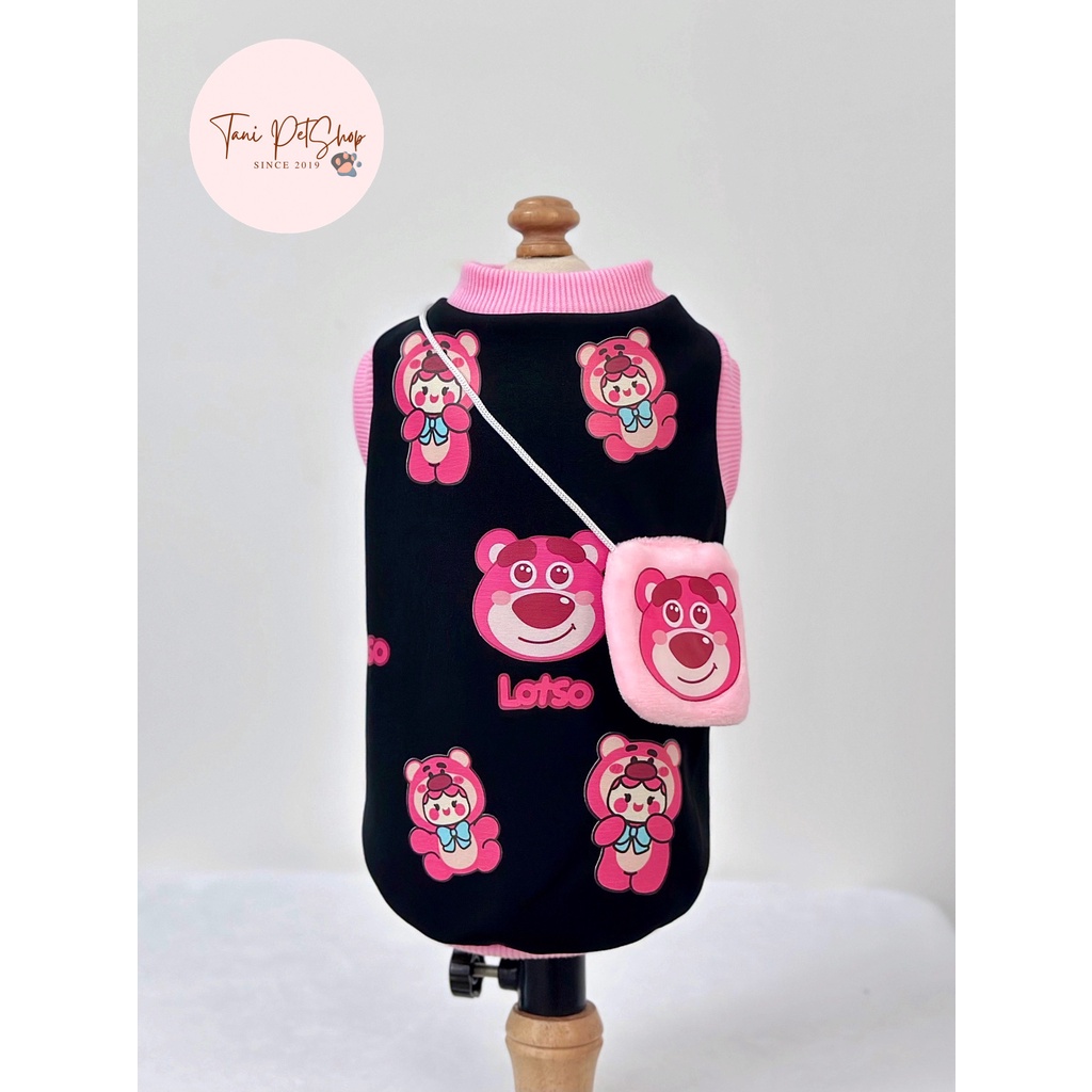 Áo Cho Chó - Áo Ba Lỗ Gấu Lotso - Quần Áo Cho Chó Mèo Thú Cưng Cao Cấp Tanipetshop