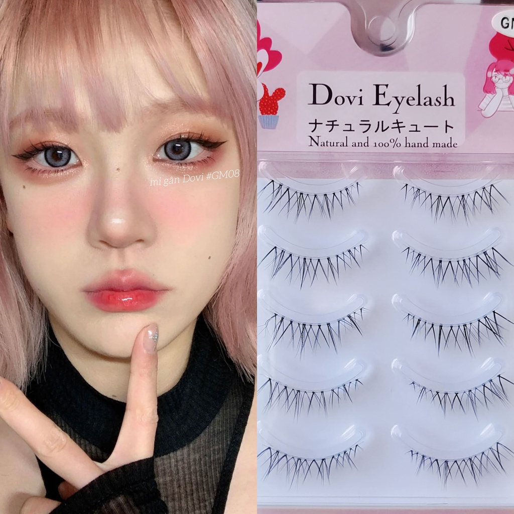 Mi Giả Gân Trong Tự Nhiên Trang Điểm Mắt Phong Cách Mi Anime, Lông Mi mlen diary