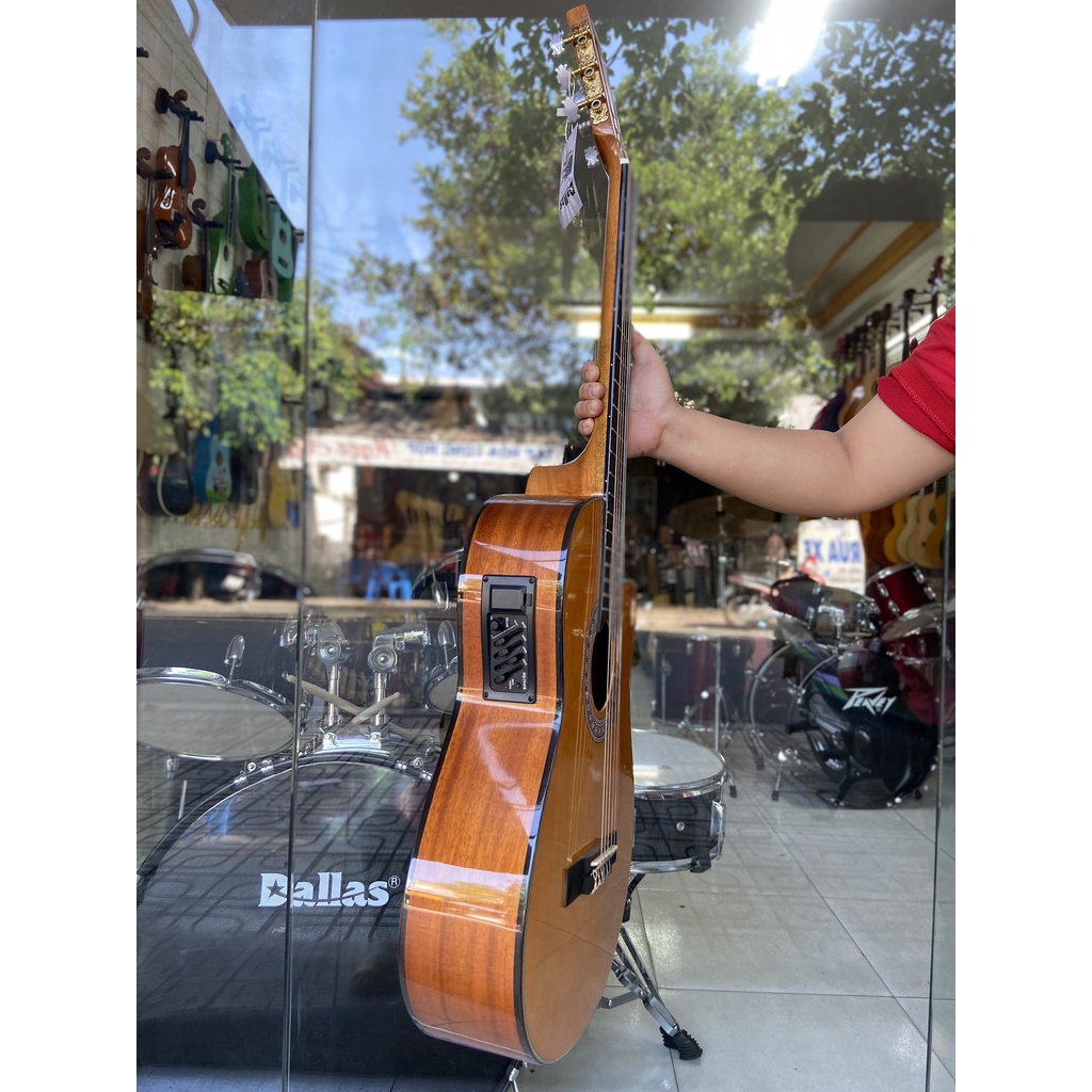 Đàn guitar classic Dallas DL-39CE chính hãng có EQ 7545