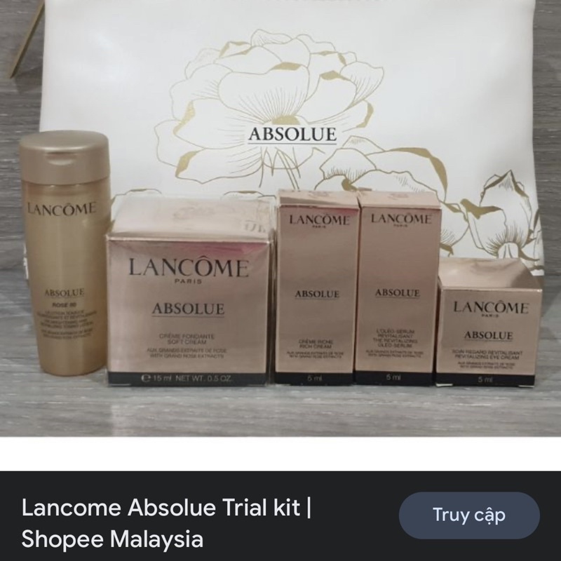 Set dưỡng da Lanc//ome Absolue