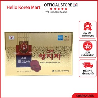 Trà linh chi hòa tan hàn quốc hộp vàng 100 gói x 3g
