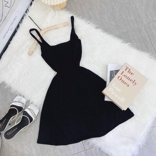 ĐẦM ĐEN 2S BASIC XOÈ (kèm ảnh thật)