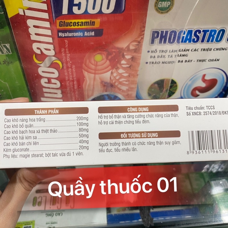 Viên An Tiểu Đêm, hỗ trợ giảm tiểu đêm, bổ thận Hộp 30 viên