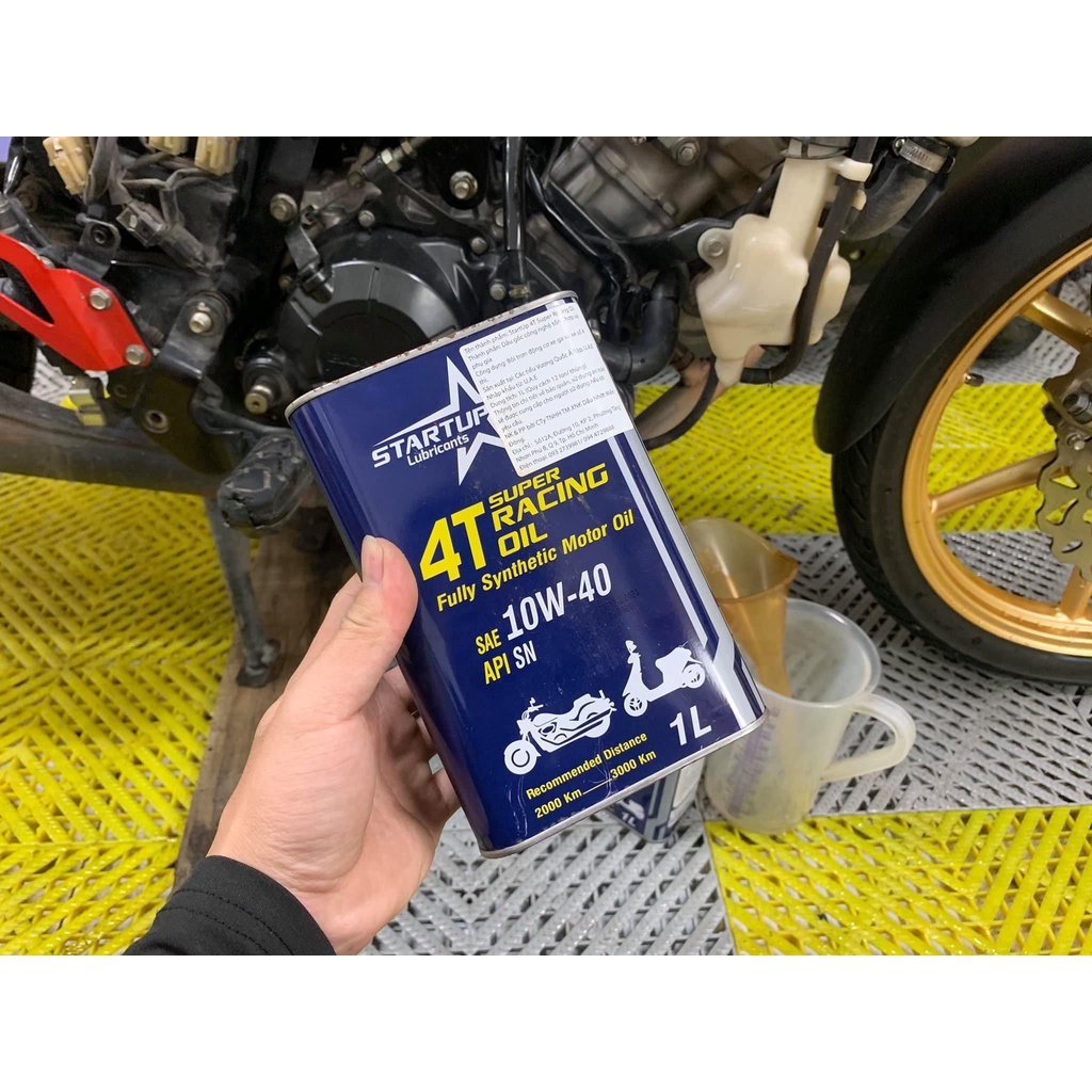 Nhớt Startup xanh 10w40 SN fully Synthetic oil