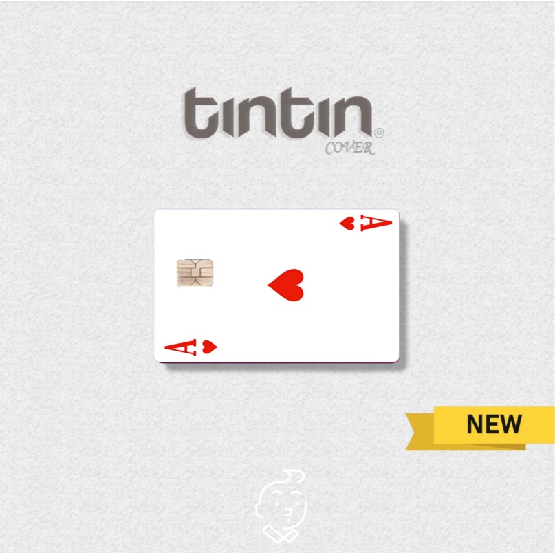 BA BÍCH NHƯỜNG TUI, ÁT CƠ -Tem Dán Thẻ ATMSticker TinTin Trang Trí Thẻ Chống Xước