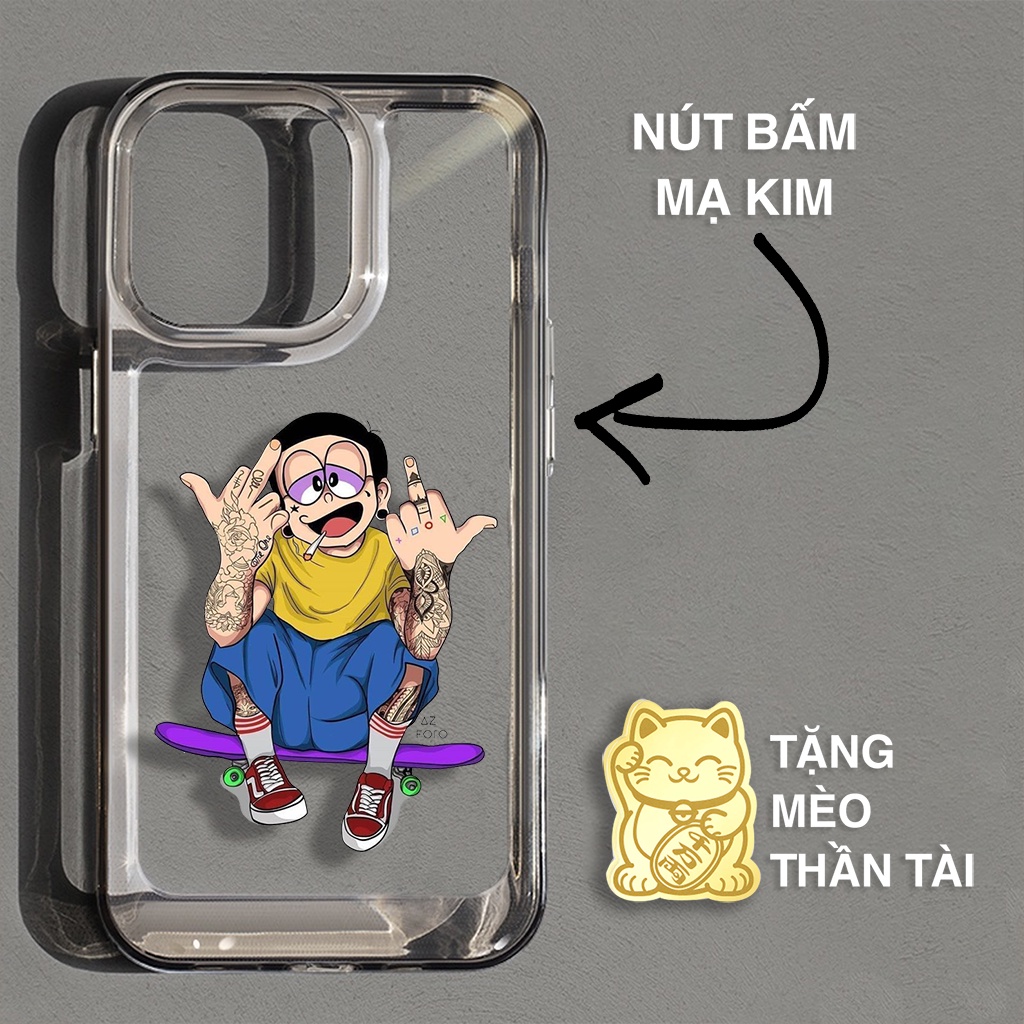 Ốp iphone Trong Suốt Chống Sốc lưng cứng No.bita badboy tattoo Cho IPhone 14 12 13 11 Pro Max 6 6S 7 8 Plu