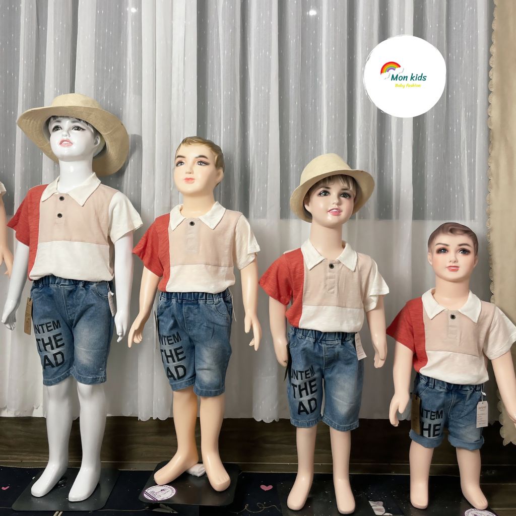 Thanh lý siêu rẻ, Quần short jean bé trai, quần bò bé trai, quần đùi trẻ em Monkids