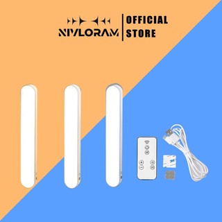 Đèn học led bảo vệ mắt tích điện có remote , đèn led cảm ứng 3 chế độ sáng cao cấp, gắn phòng ngủ - bàn trang điểm