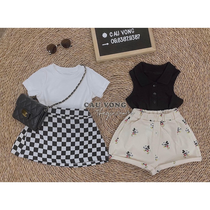 Set áo kiểu dễ thương cho bé
