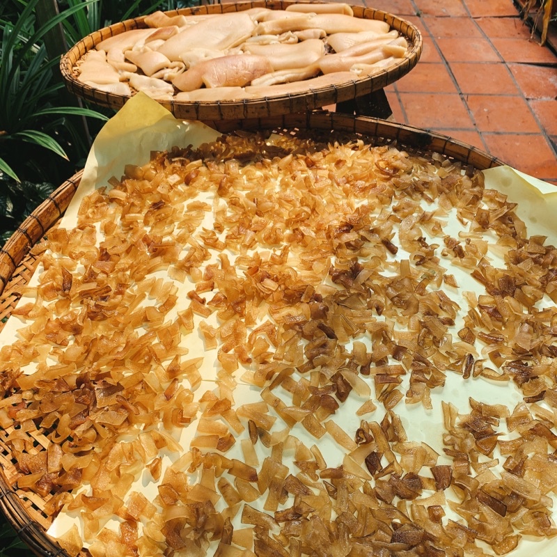 DA HEO CHÁY TỎI - Ăn vặt Tạp Hoá Cá Cơm