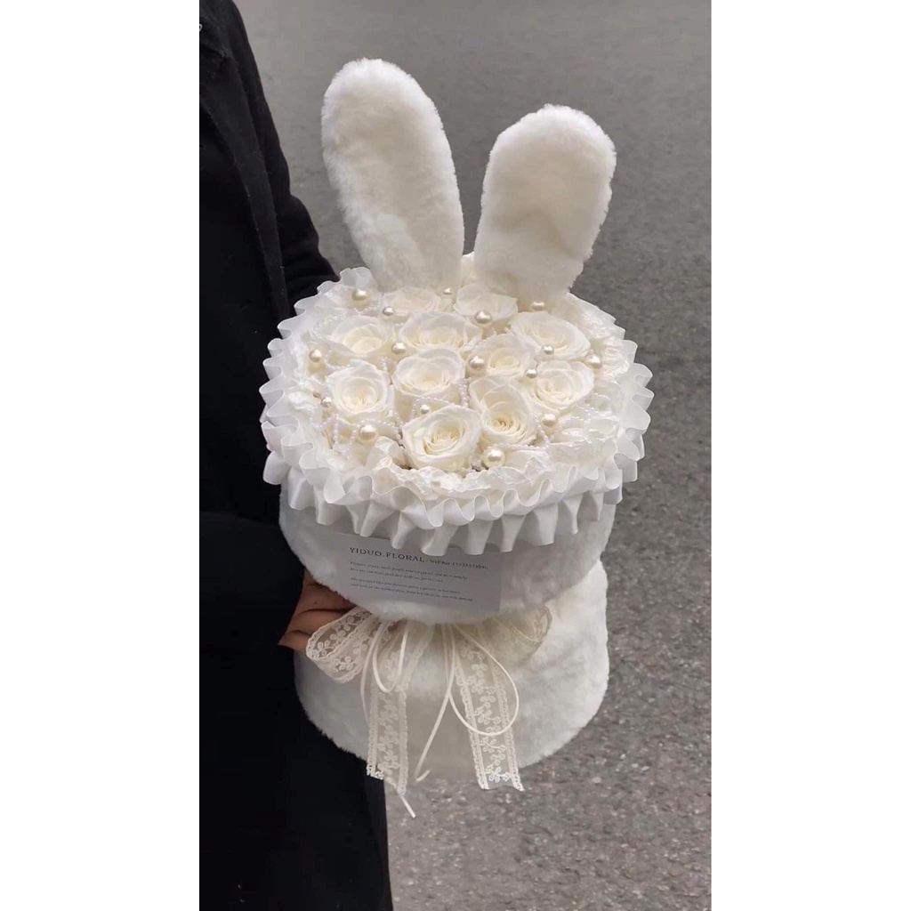 Bó hoa sáp tai thỏ