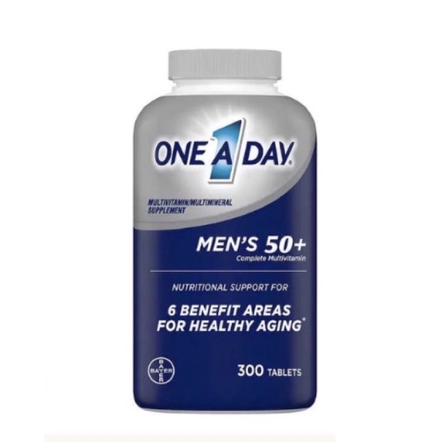viên uống One A Day Men’s 50+ chai 300 viên