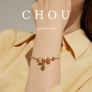 Vòng tay, lắc tay titan hạt charm dây rút | chou accessories |