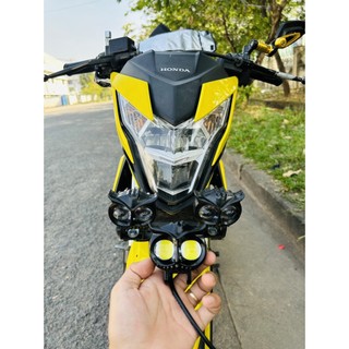 Đèn trợ sáng xe máy mắt cú mèo
