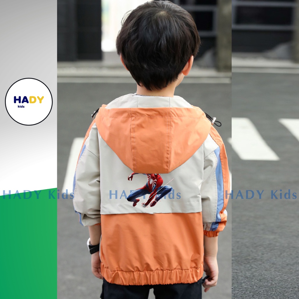 ÁO khoác dù chống nắng chống gió cho bé trai size đại 13kg đến 38kg 0350