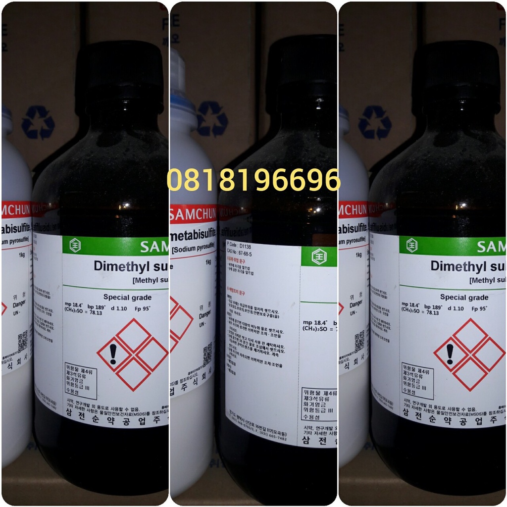 DMSO (Dimethyl sulfoxide) hàng samchun sản xuất tại Hàn quốc