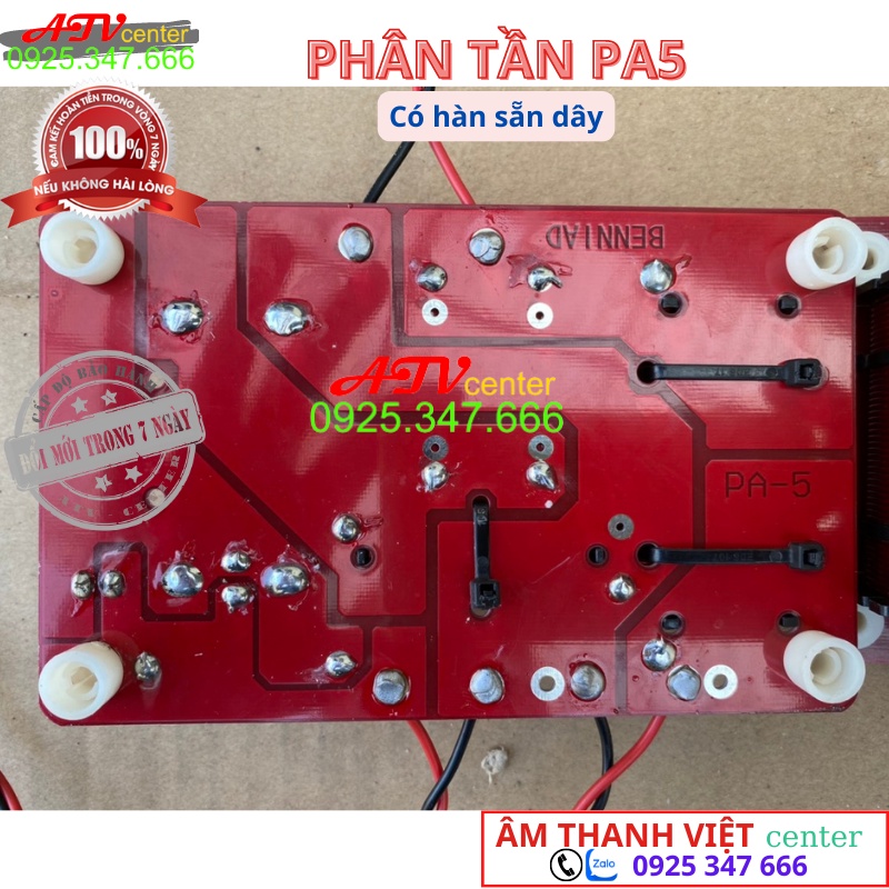Mạch Phân Tần PA5 - Dùng Cho Loa Full - Giá 1 Đôi - Hàn Sẵn Dây
