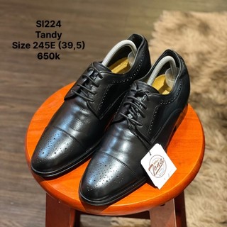 Giày tây buộc dây basic đen