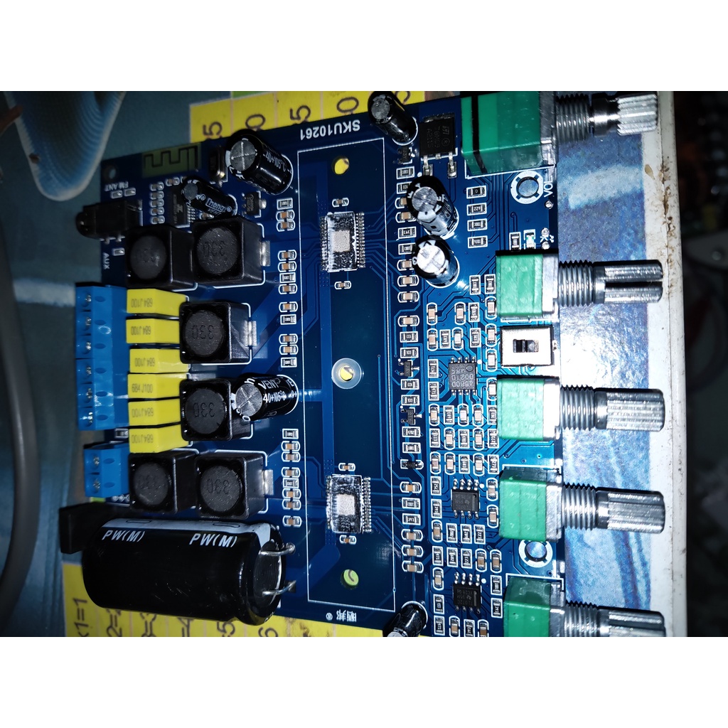 Mạch khuếch đại âm thanh Gemaudio  2.1 TPA3116D2 lõi kép công suất 100W+50W+50W