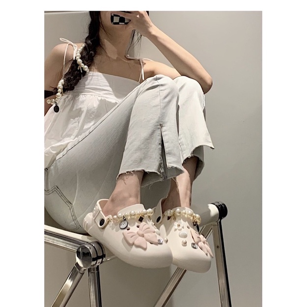 Dép crocs đính đá Ngọc