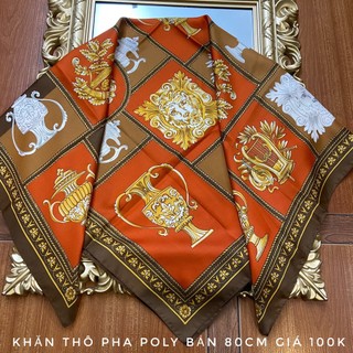 Khăn lụa - Khăn polyester / Khăn quàng cổ hàng Nhật 2hand tuyển chọn