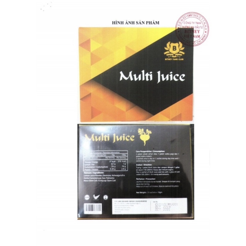 Thảo dược Multi Juice Bitney(multy juice)