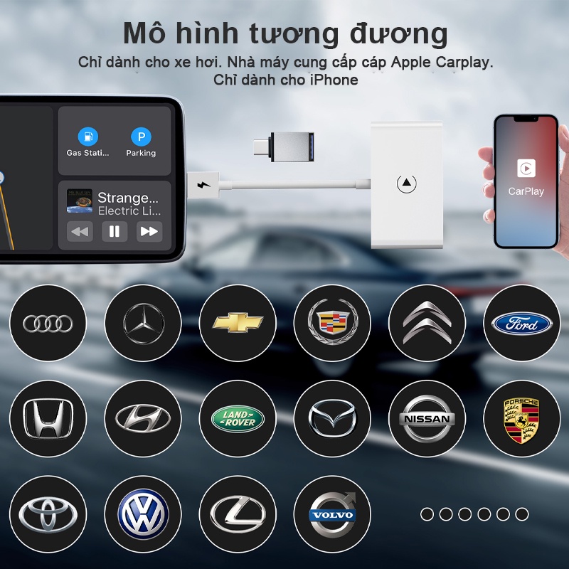 FEINODI Chuyển đổi CarPlay có dây của nhà máy sang CarPlay không dây, Bộ điều hợp CarPlay không dây cho CarPlay Dongle | BigBuy360 - bigbuy360.vn