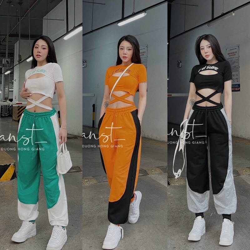 bộ thể thao đan eo siu hott