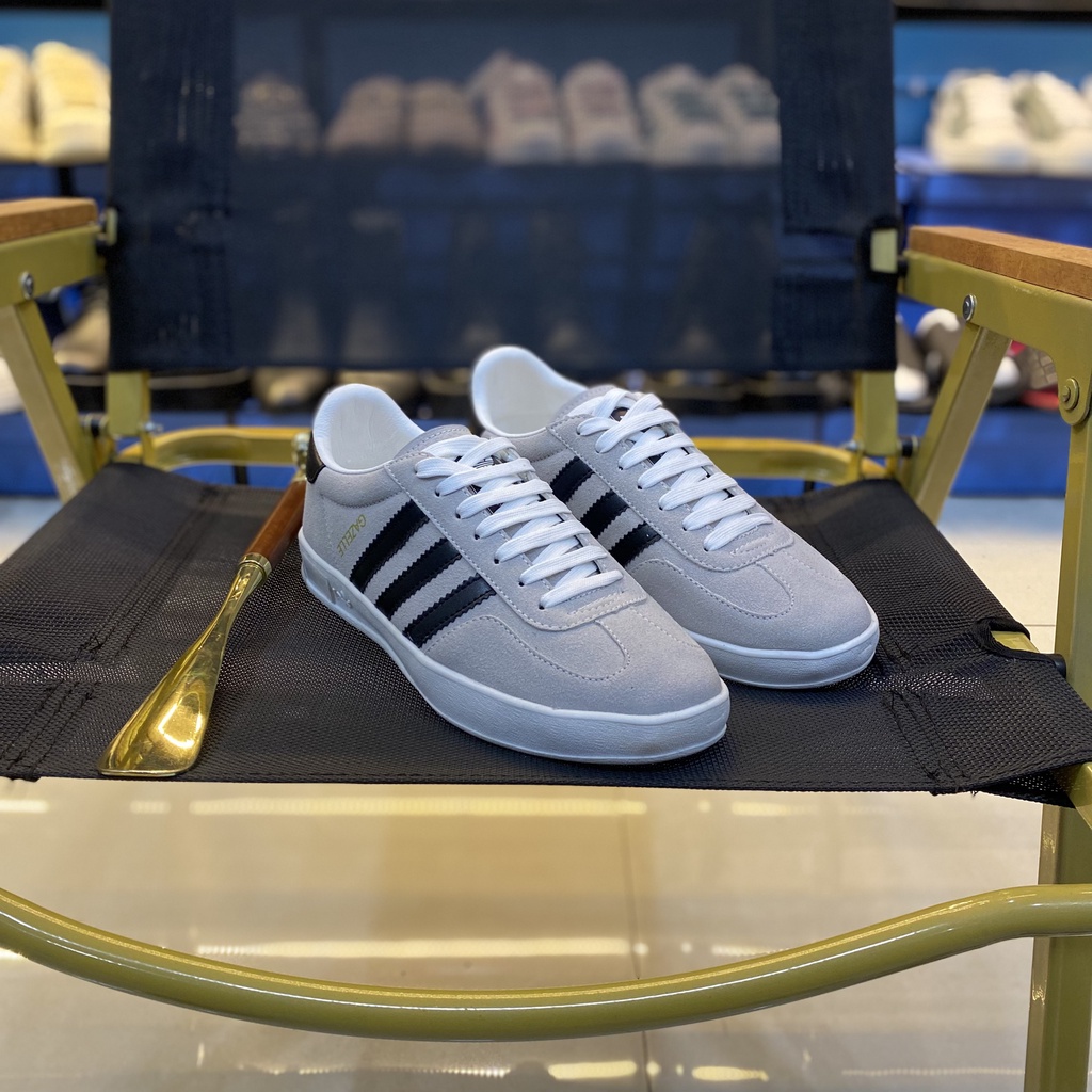 Giày Thể Thao Da lộn xịn 3 Sọc