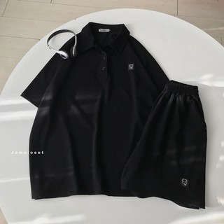 Set bộ áo bò + quần thun, form thụng