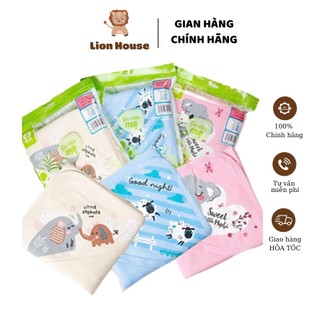 Ủ choàng cotton mipbi cho bé tiện lợi