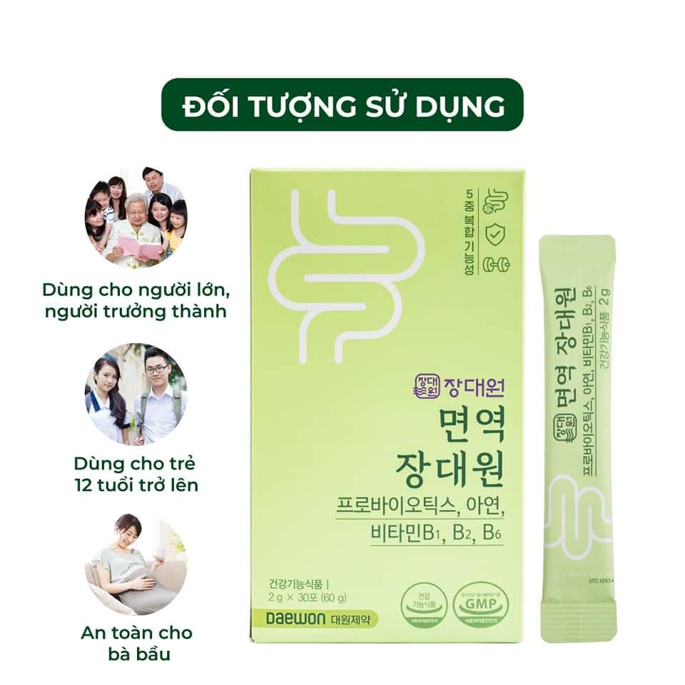 Men Vi Sinh Miễn Dịch Người Lớn Deawon Immune Jang Daewon Probiotics 30 gói/hộp - K2V Shop