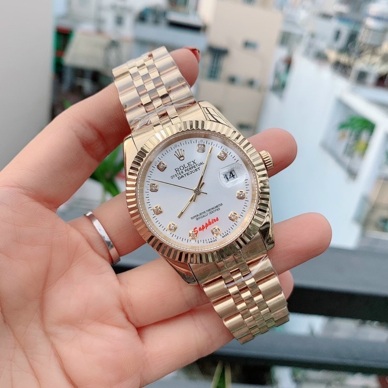 Đồng Hồ Ro.lex Nam Nữ Inox 304 Kính Saphire Chống Trầy Xước