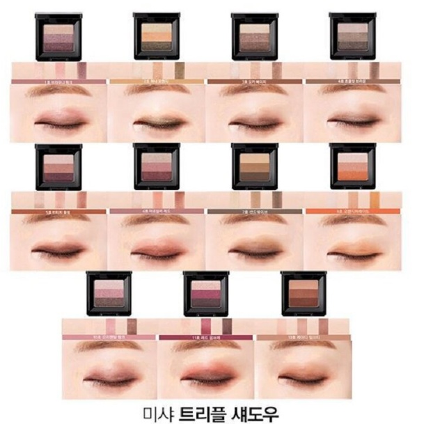 Phấn Mắt 3 Màu MISSHA The Style Triple Perfection Shadow 4g