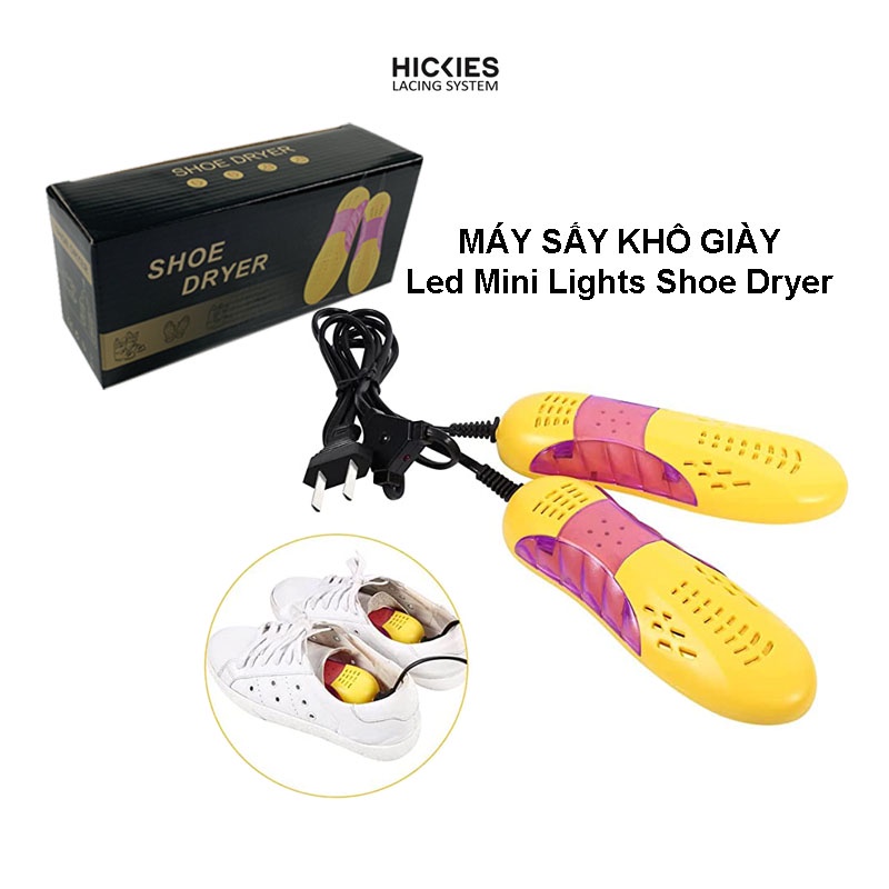 Máy sấy và khử mùi giày dép nam nữ, trẻ em tiện lợi sử dụng điện năng 220V- hickies lacing system