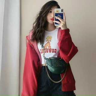 Túi bao tử nữ cnk JanSi, túi đeo chéo nữ sz20 hàng xuất dư [🔥FREESHIP-ẢNH THẬT🔥]