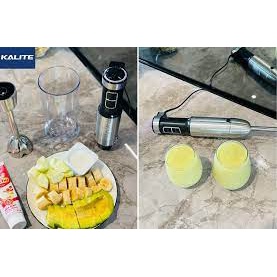 Máy xay sinh tố cầm tay, xay cho bé ăn dặm , xay đa năng, xay thịt, xay rau củ, xay đá , Kalite KEB4111 công suất 400W.