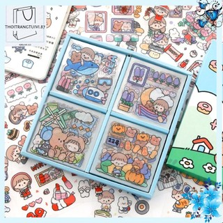 Sticker Dán Nhiều Họa Tiết Hình ảnh Dễ Thương
