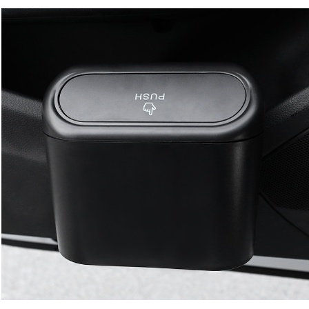 Thùng đựng rác mini đa năng trên xe hơi gắn hoa chanel dễ thương- Dũng An Shop.