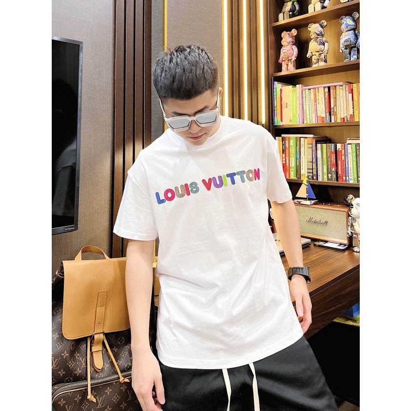 Áo thun LV phối màu form unisex trẻ trung năng động