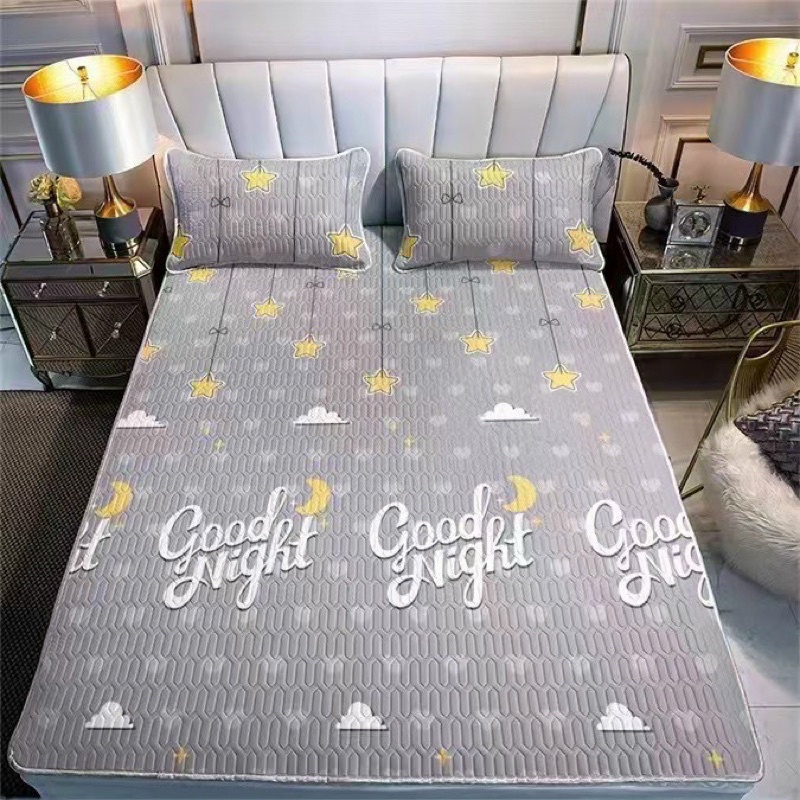 Chiếu điều hoà cao su non vải lụa siêu mát kích thước 1m2x2m và kích thước 2mx2m2