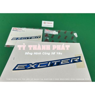 Tem sườn ex 150 led 2020 xanh da raptor