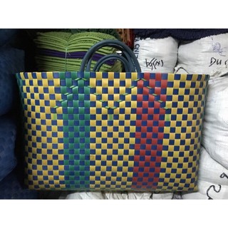 Giỏ nhựa đan tay BIG SIZE nhựa dày (kèm ảnh thật)