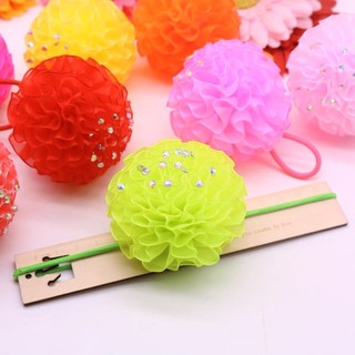 Dây cột tóc bông cho bé siêu xinh