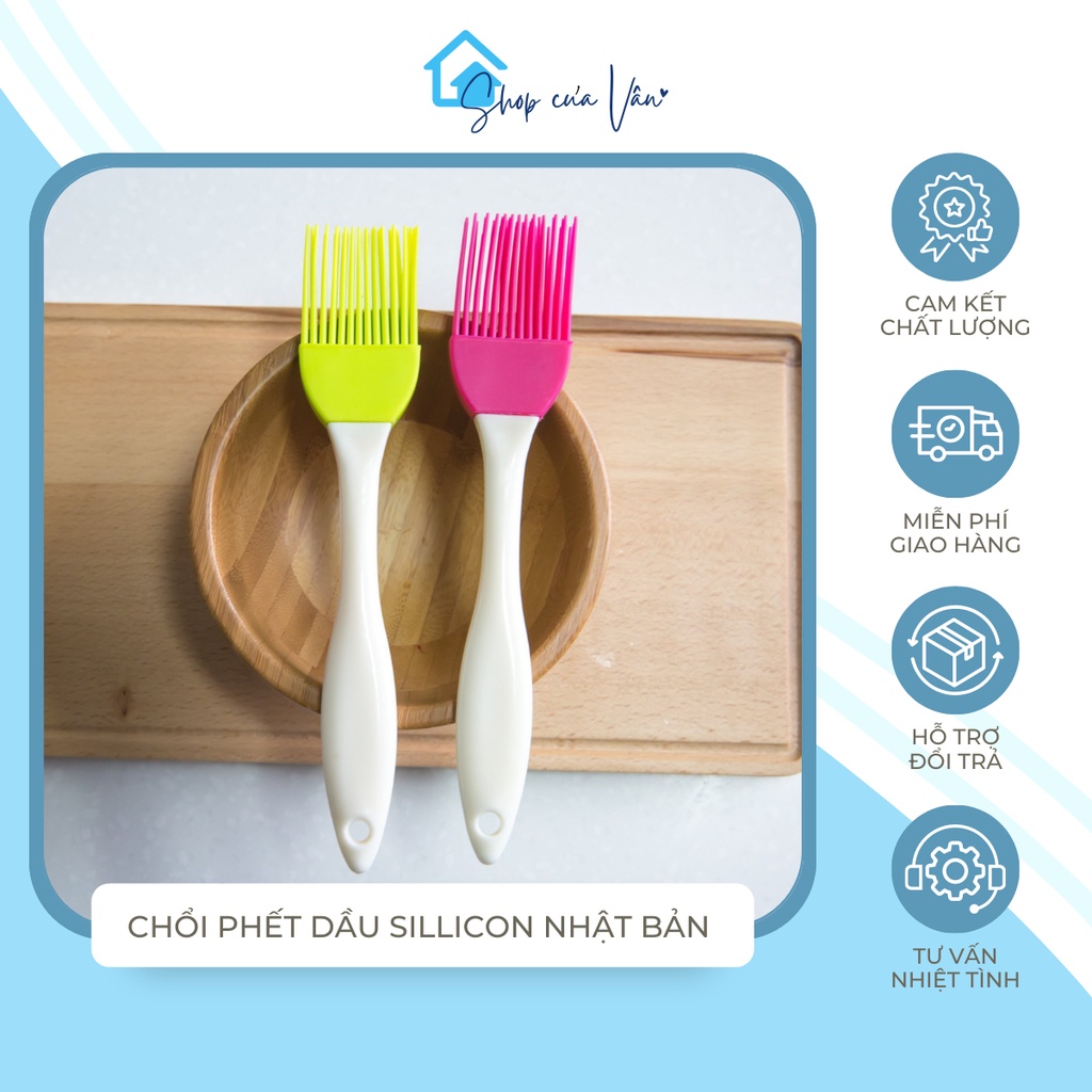 Cọ Quét Dầu Chổi Phết Gia Vị Bằng Silicon Tiện Lợi An Toàn Nhật Bản - Shop Của Vân