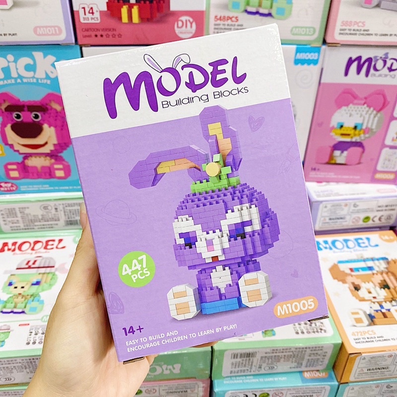 Đồ Chơi Lắp Ráp Nhân Vật Hoạt Hình Mickey, Stella, Donald MODEL Cute Giá Rẻ