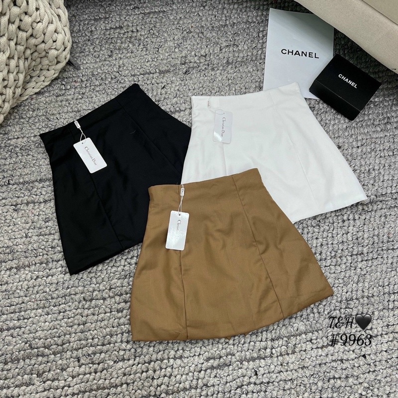 CHÂN VÁY DÁNG A TRƠN HÀNG QC