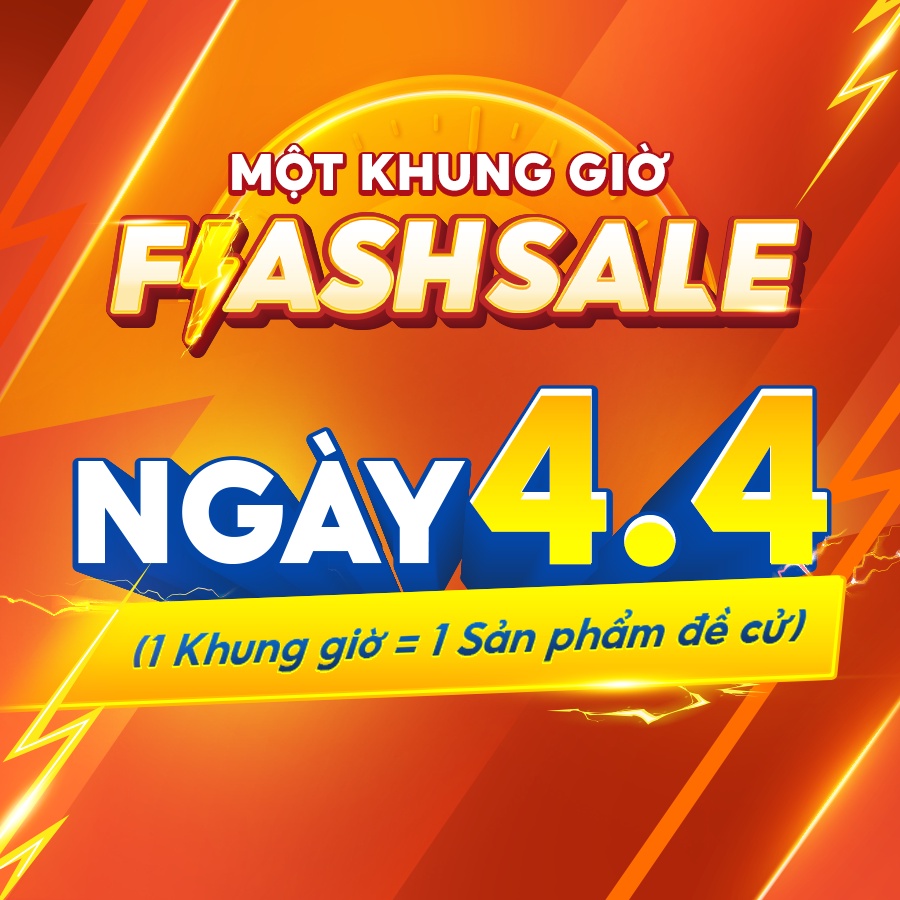 Chương Trình Shopee Flash Sale - Siêu Sale 4.4 (1 VỊ TRÍ)