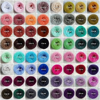Sợi cotton Shine se 0.8mm đan móc áo váy chất cực mịn